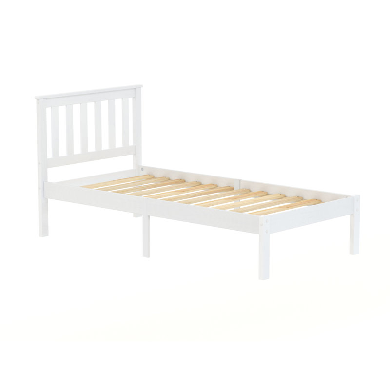Alam Bed Frame, Single (3'), White