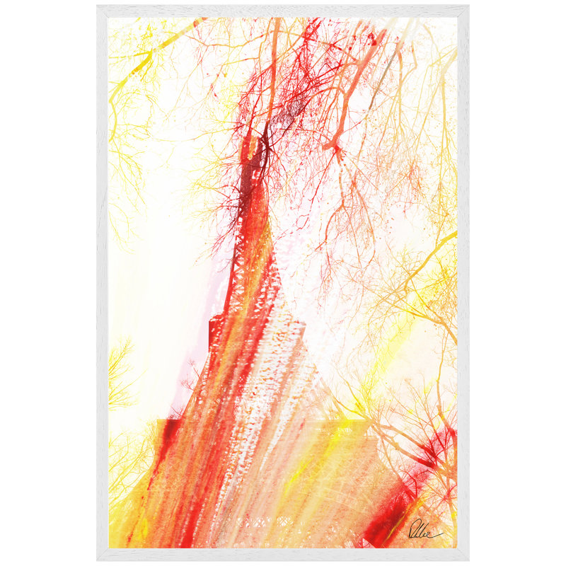 Fury - Single Picture Frame Print, 114cm H x 76cm W x 4cm D, White