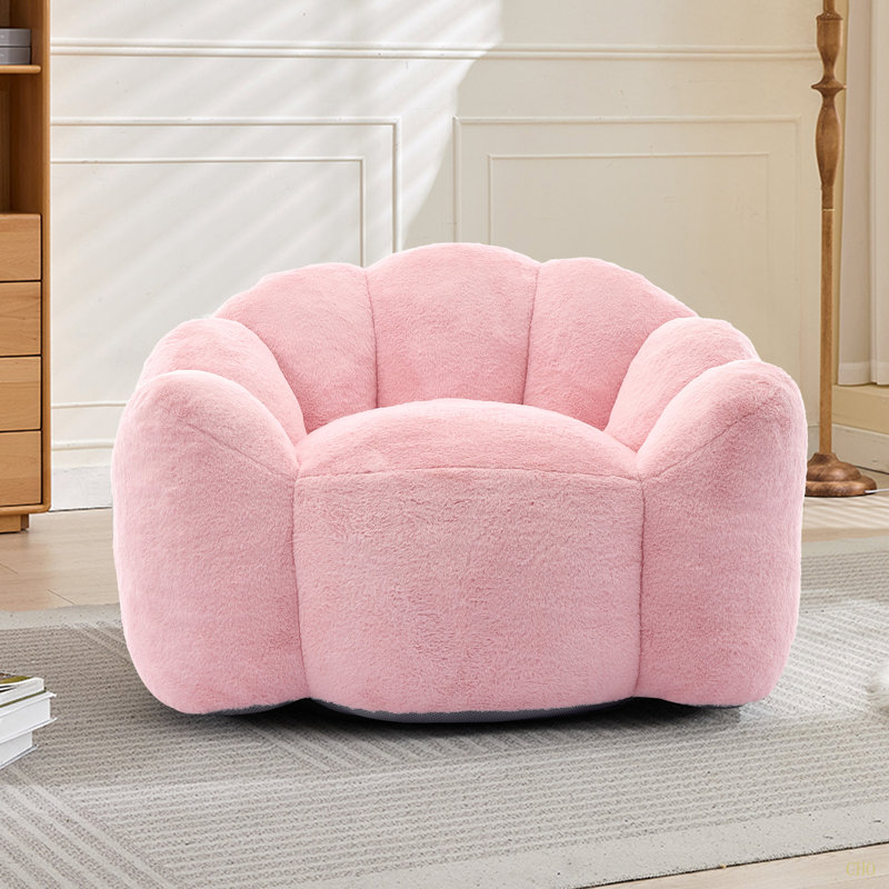 Canapé à compression pour adultes avec anneau à tirer Lotus, Rose