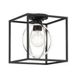 Plafonnier semi-encastré 1 lumière 10 po Mahari