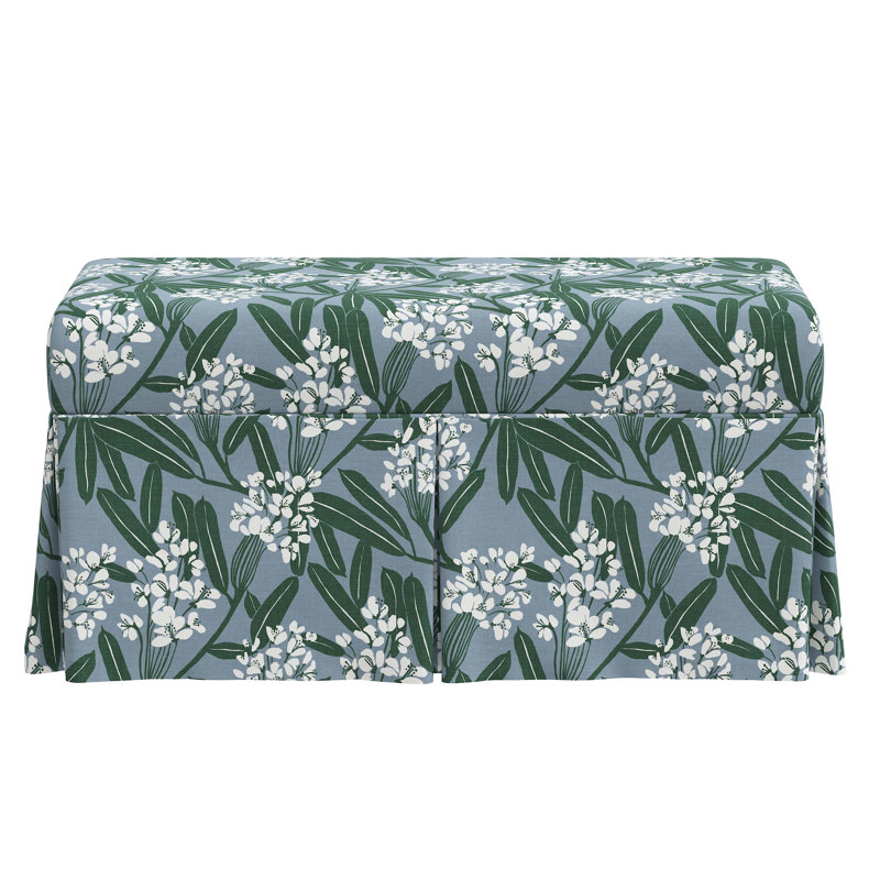 Wyatt Upholstered Storage Bench, Providence Dusty Blue