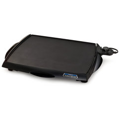 Extra-Large Nonstick Electric Griddle for up to 15 Pancakes/Eggs at Once  (12x22)