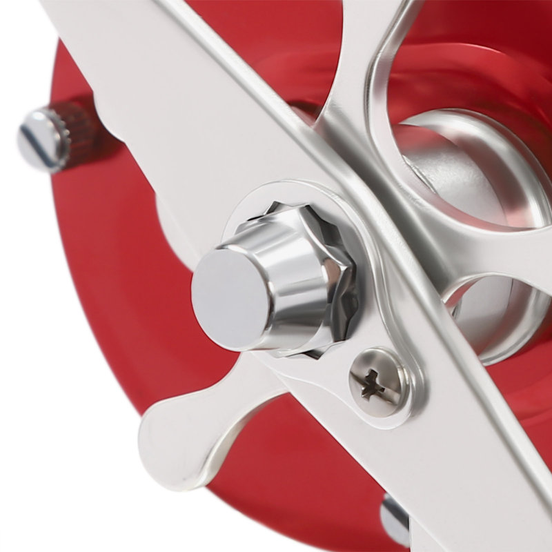 Moulinet conventionnel rond, Rouge