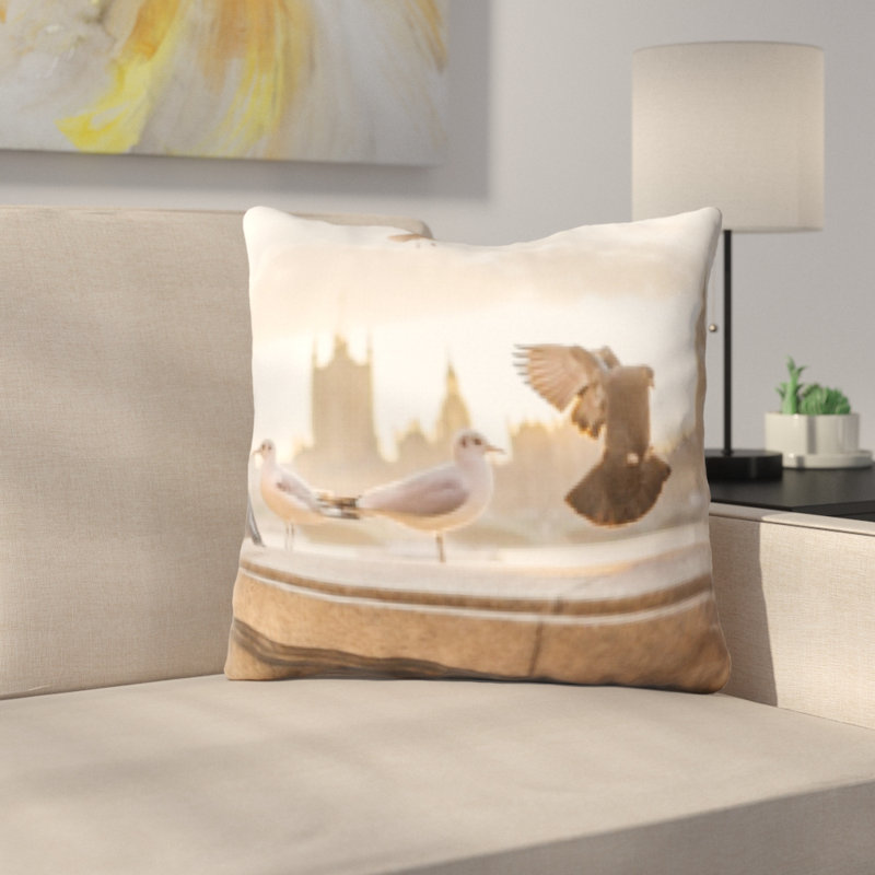 Coussin oiseau de londres Kolby