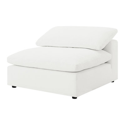 Boucle Upholstered Armless