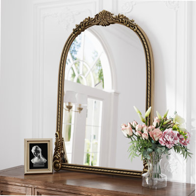 Miroir décoratif rétro en relief 73,3 po