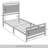 Vicent Metal Platform Bed-2136514557-2136514558