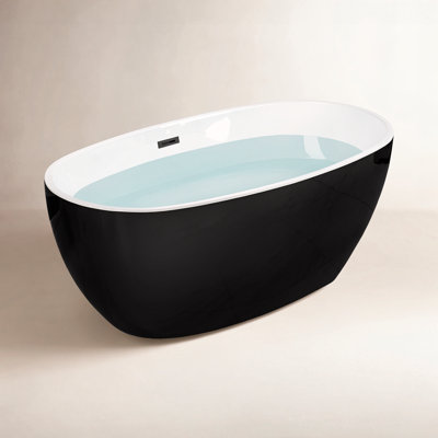 Ember 59" Freestanding Soaking Bathtub
