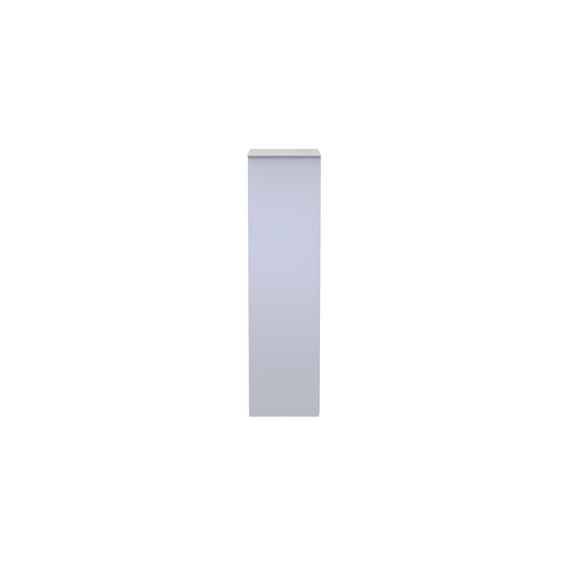 Baturhan Manufactured Wood Wardrobe, Graphite/White