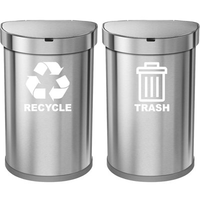 Adhésif décoratif en vinyle recyclé pour poubelle