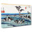 Chiriu Station by Utagawa Hiroshige - Wrapped Canvas Painting-55371764