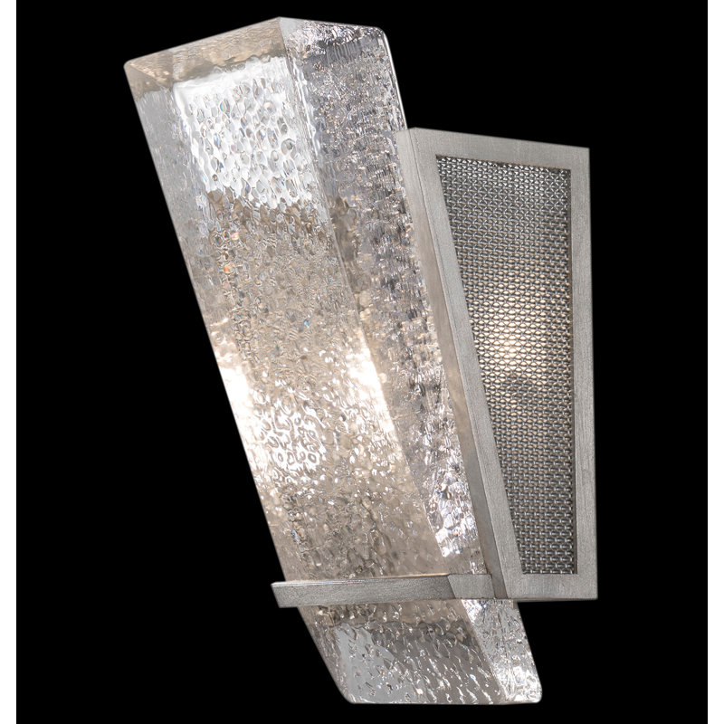 Crownstone 1 - Light Flush Mounted Sconce, Silver