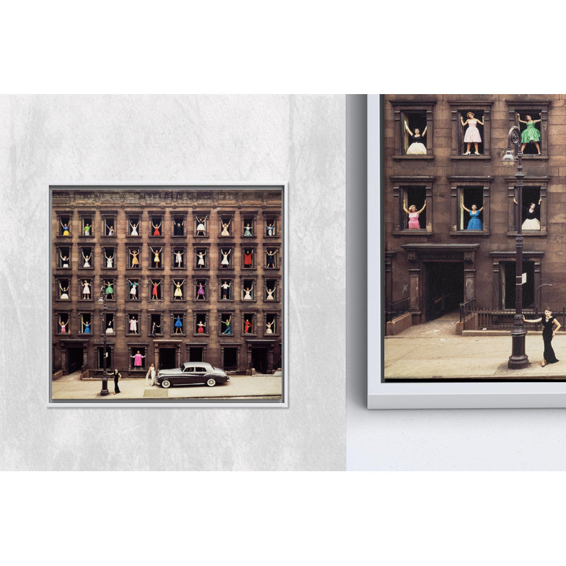 Ormond Gigli & # 39; filles dans les fenêtres & # 39; Reproduction d'art sur toile imprimée, 1P, H: 19,8 po x l: 19,8 po