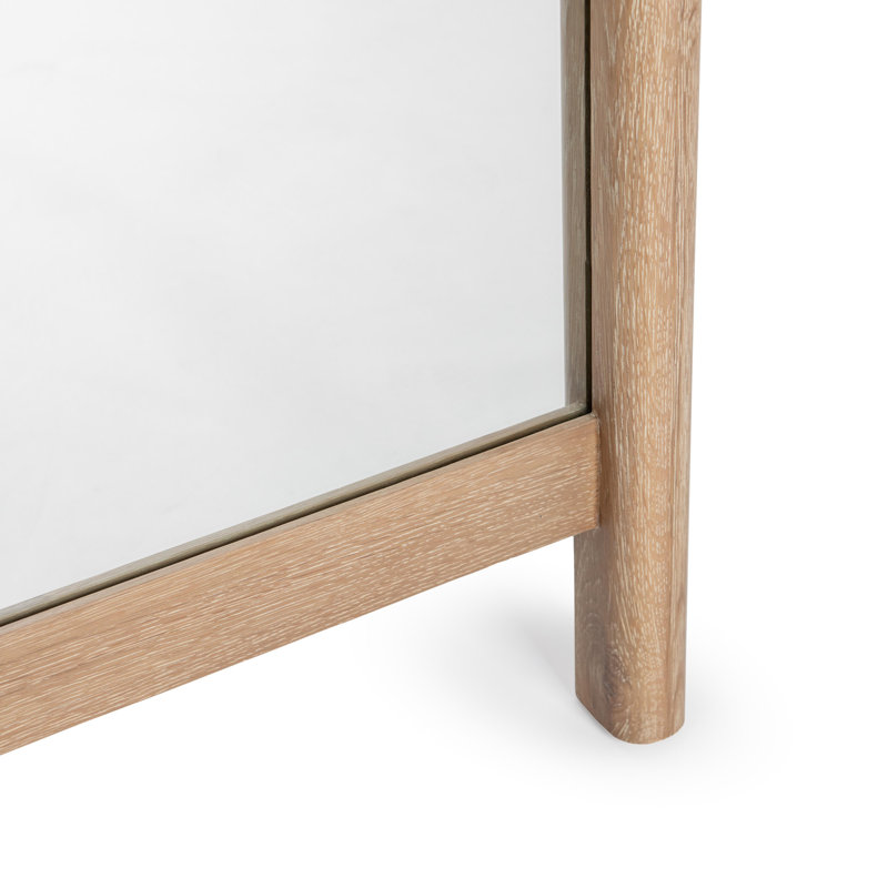 Juno Oak Wood Floor Mirror