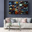 «Colorful Ocean Sea Pebble Texture», impression sur toile-1059412669