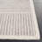 Niana Hand Tufted Pet Yarn/Wool/Cotton Striped Rug in Grey/Ivory-312815149