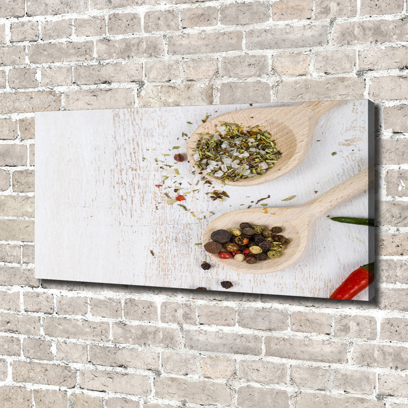 Vegetables And Spices - Wrapped Canvas Print
