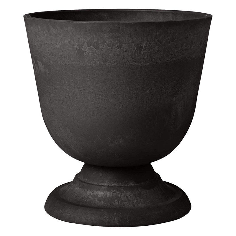 Myrtle Avenue Urn Planter, Black