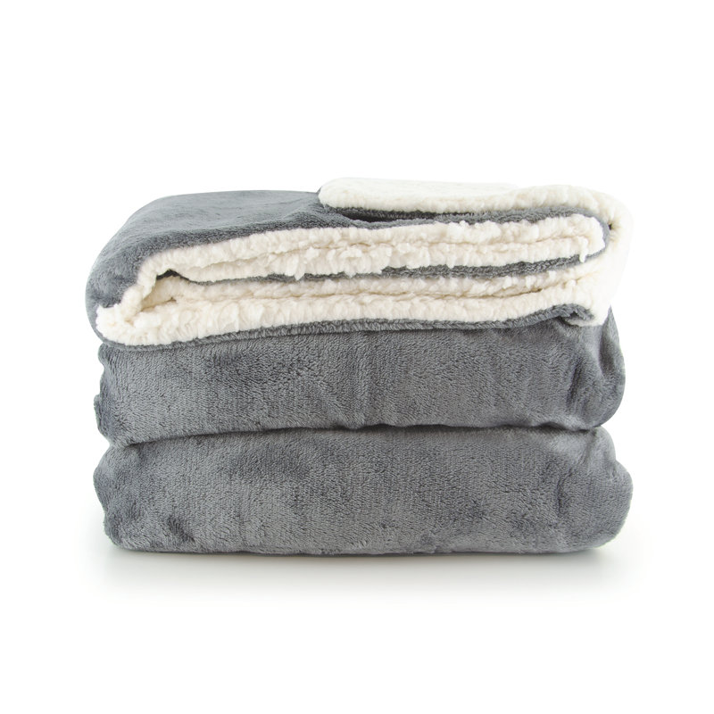Jeté en velours / sherpa Bios Living