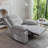 Power Recliner Chair with Adjustable Massage Function with Heating System-106813241
