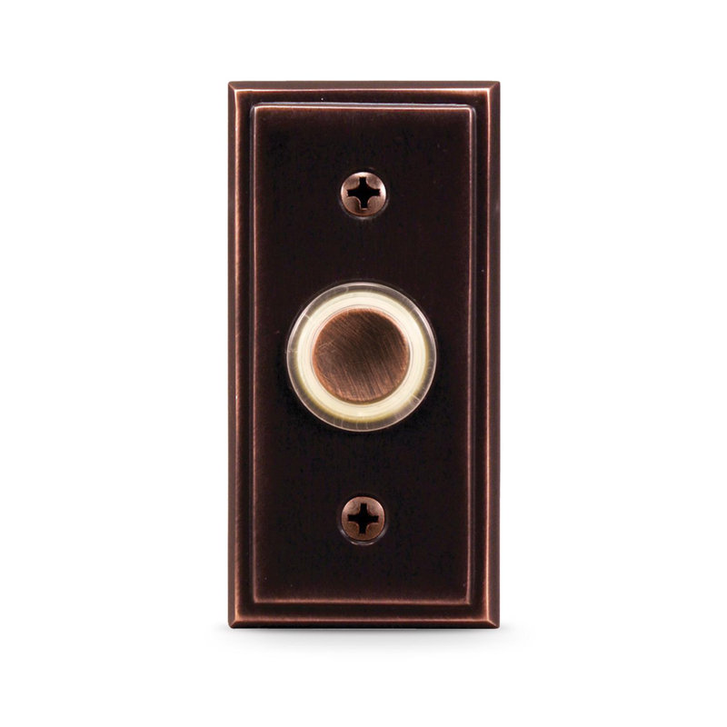Bouton-poussoir câblé, Bronze huilé