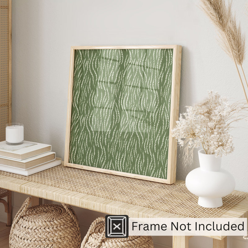 «Botanical Abstract», reproduction d'art moderne sans cadre, H 12 po x l 12 po