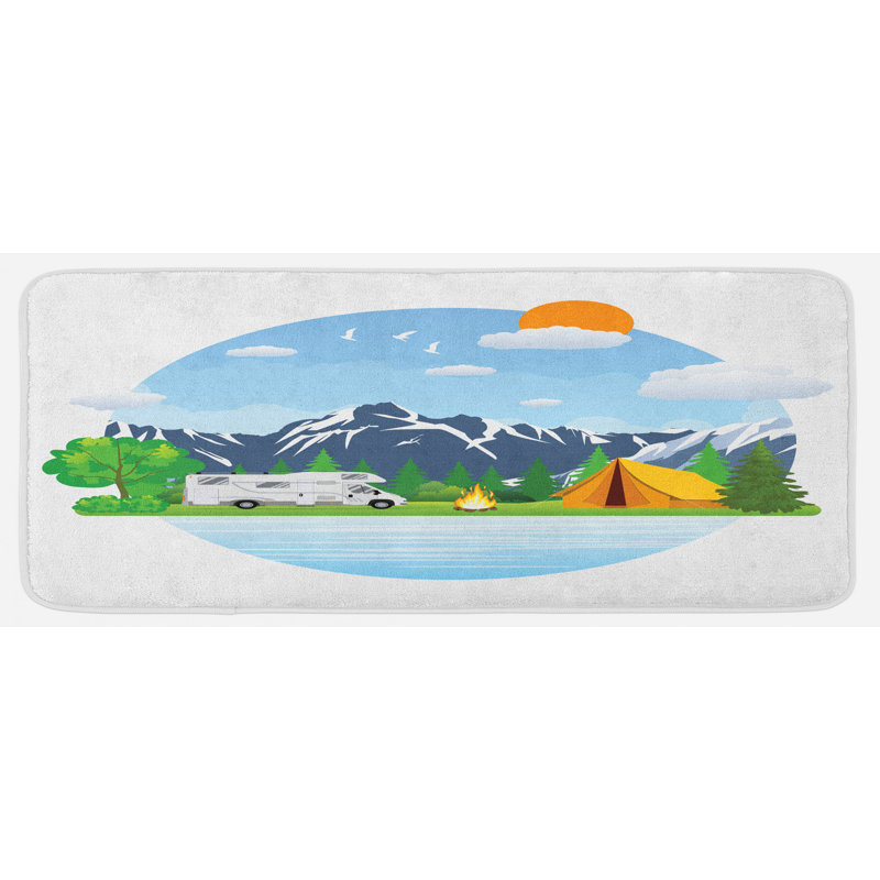 Tapis de cuisine Camper