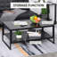 Nahunta Two Tier Coffee Table with Marble Effect Shelf and Metal Frame-1026621780