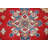 Red Geometric Kazak Oriental Area Rug