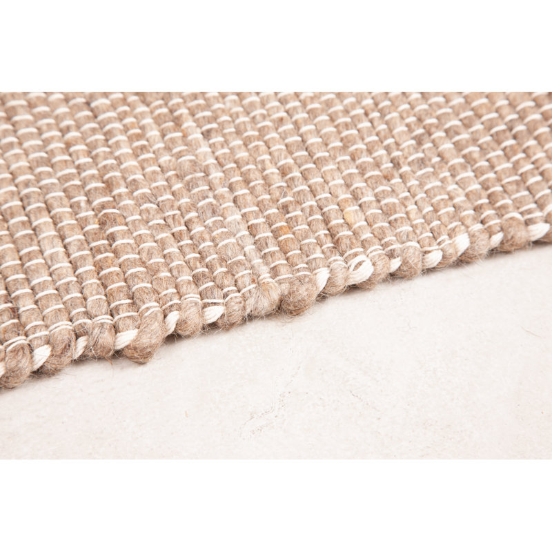 Solid Colour Hand Woven Area Rug, Rectangle 200 x 300cm