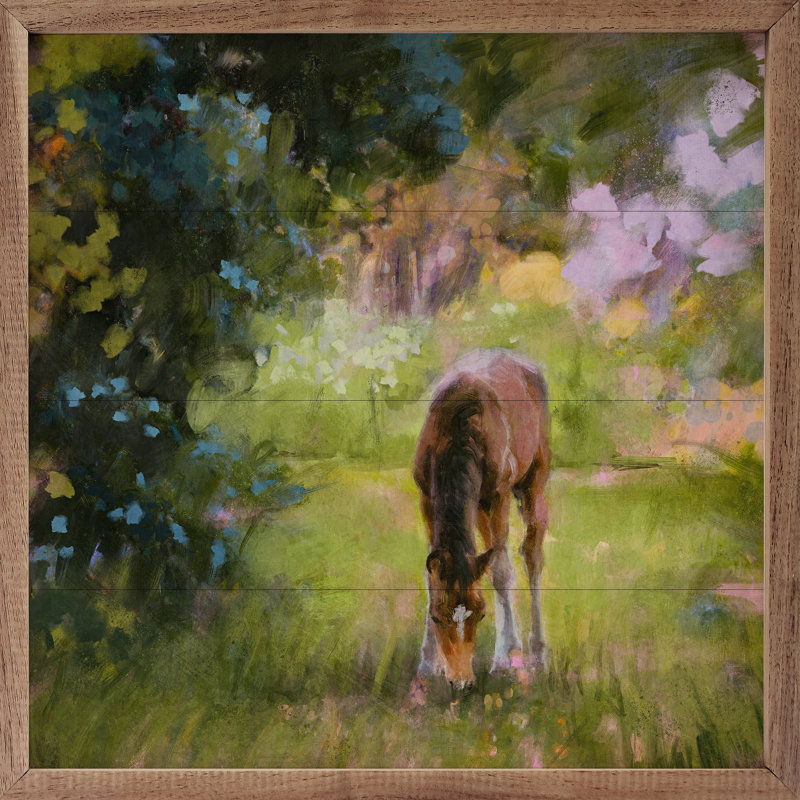 «Spring Time Foal 2» par Nina Blue, H 16 po x l 16 po