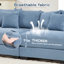 Canapé modulaire surdimensionné en U 170 po Cloud-9137656