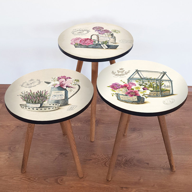 Tables gigognes 3 pieds Arana