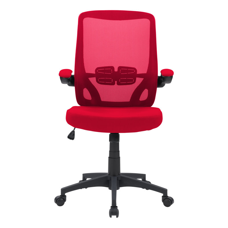 Chaise de bureau Morry, Rouge / rouge