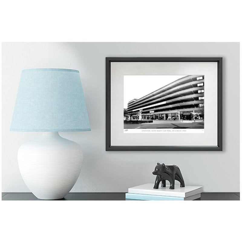 Leicester, Auto Magic Car Park, Lee Circle C1965 - Single Picture Frame Print, 63.3cm H x 83.5cm W x 2.3cm D