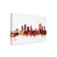 « mumbai horizon inde bombay rouge », impression sur toile tendue-235538178