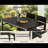 Tamajah 4-Piece 4-Person Dining Table Set with Bench, 2 Chairs & Storage Shelves-569864100