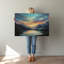 Art mural sur toile Mountain Lake Sunset-867666608