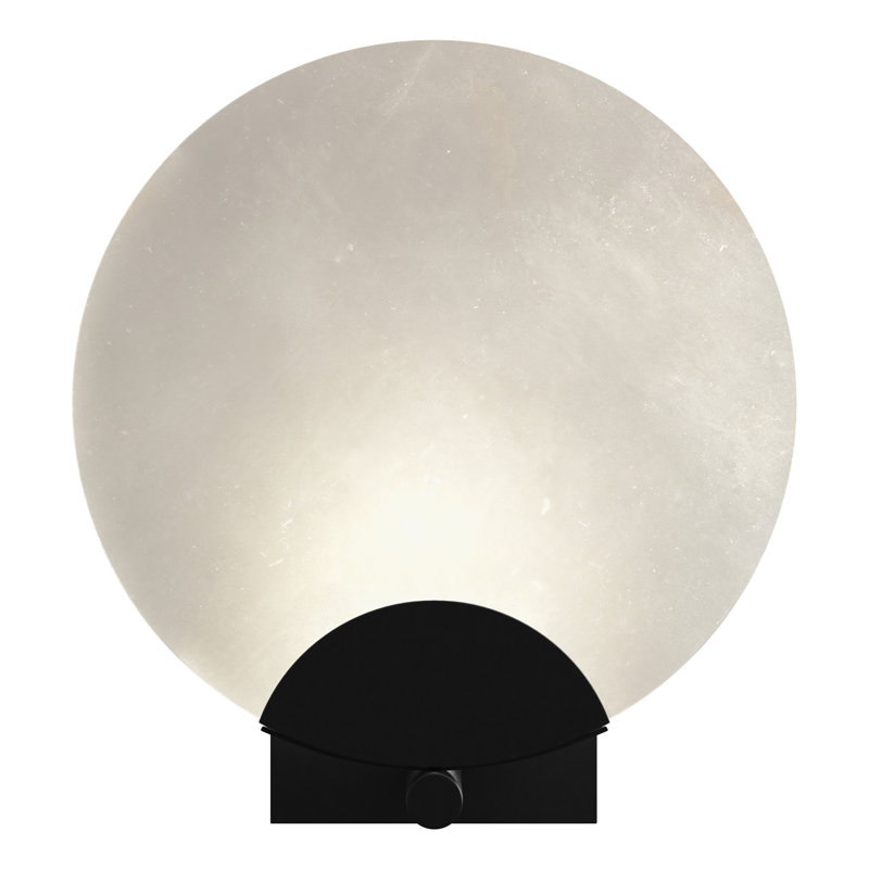 Callisto Steel Armed Wall Sconce, Black