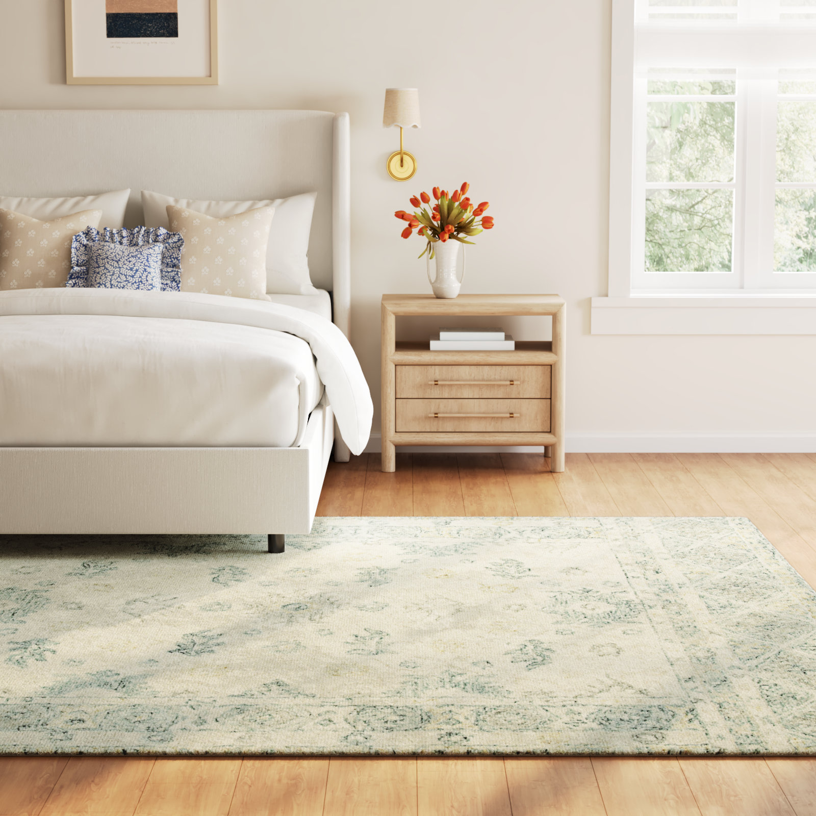Aden Handmade Wool Rug, Rectangle 8'6" x 12'