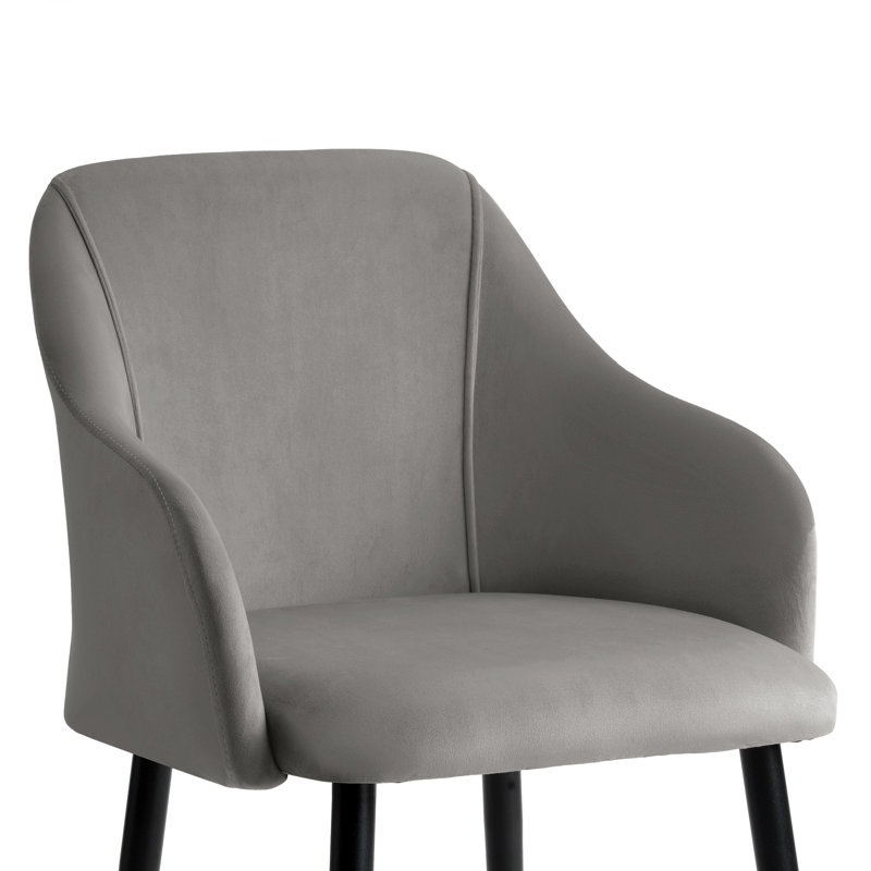 Malek 39cm H Upholstered Armchair, Grey