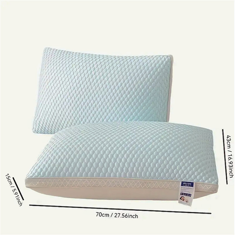 2Pack Cooling Breathable Tofu Pillows-Sky Blue, Sky Blue