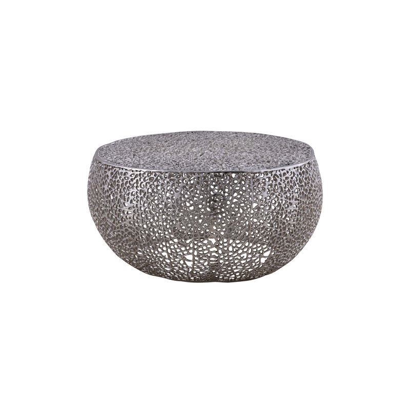 Table basse ronde, Argent argent