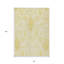 Tapis intérieur lavable marocain ivoire et beige doré 8 pi x 10 pi