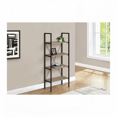 48"H 4 Tier Bookshelf, Bookcase