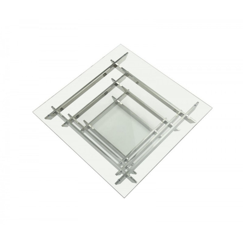 Sadet Glass Top Coffee Table