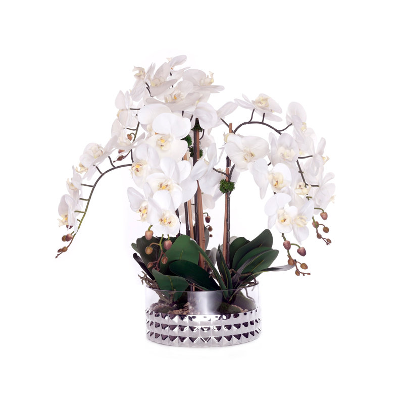 Orchid Faux Floral Arrangement