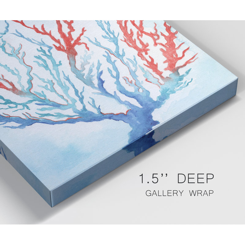 " Galapagos Coral ", 10" H x 10" W x 1.5" D