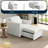 Serta Bonnie 39" Convertible Accent Chair, Dream Coil Comfort, Easy Assembly-104812352