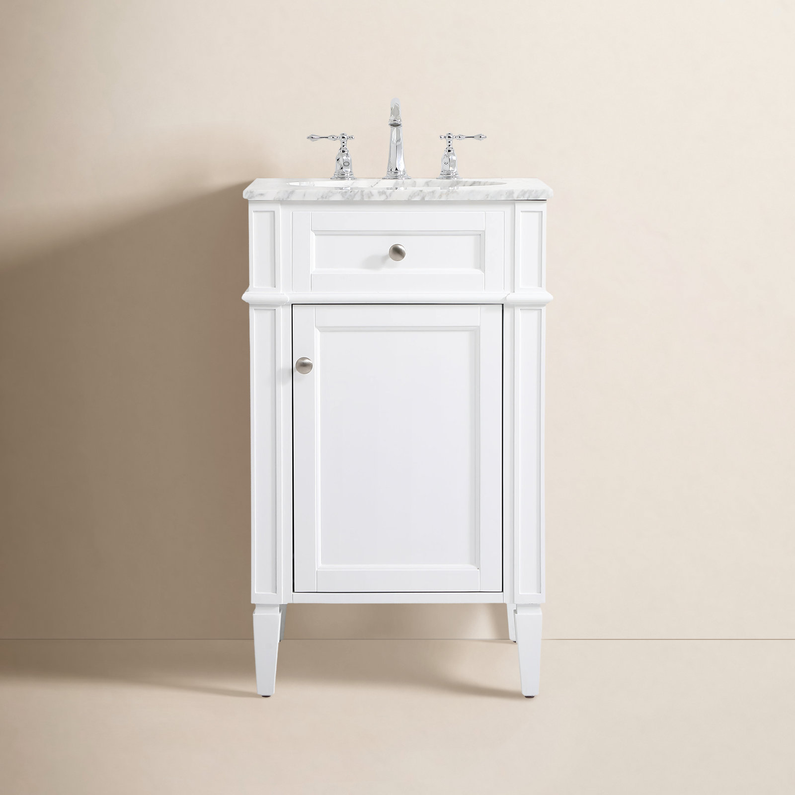 Rivers 21'' Single Bathroom Vanity, White